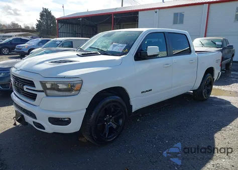 2022 Ram 1500 Sport из США, поврежденный, VIN 1C6SRFVT3NN432751